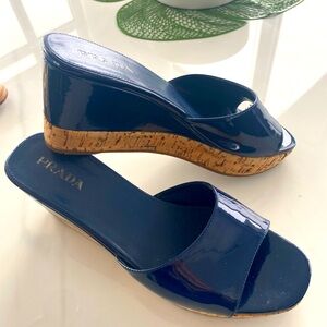 [SOLD] Patent Prada Sandals like new, worn once